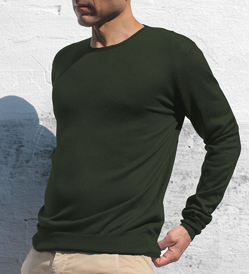 Girocollo army indossato