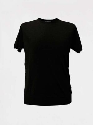 tshirt-girocollo-in-lino-black