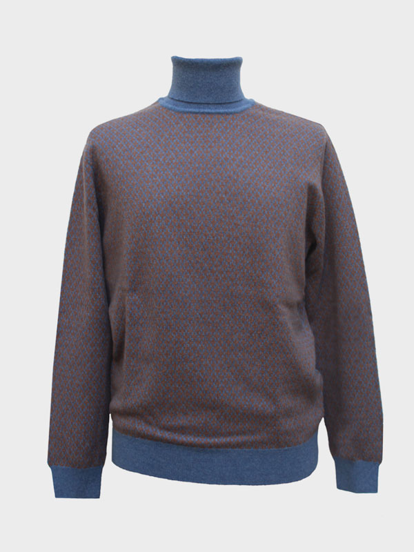 Teodoro dolcevita in cashmere baltic