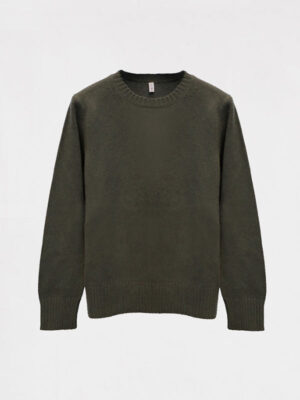 London girocollo in cashmere woodland