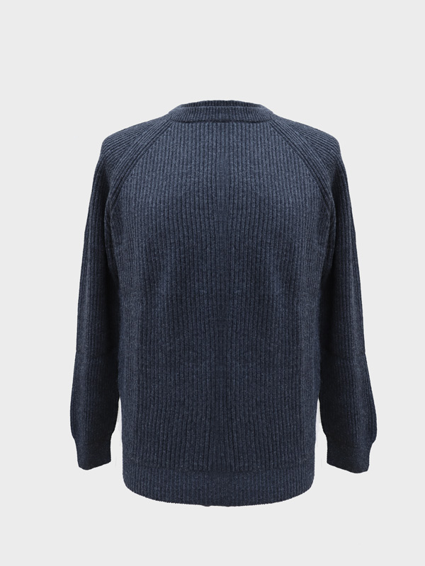 Elbert girocollo in cashmere crow Elbert girocollo in cashmere crow