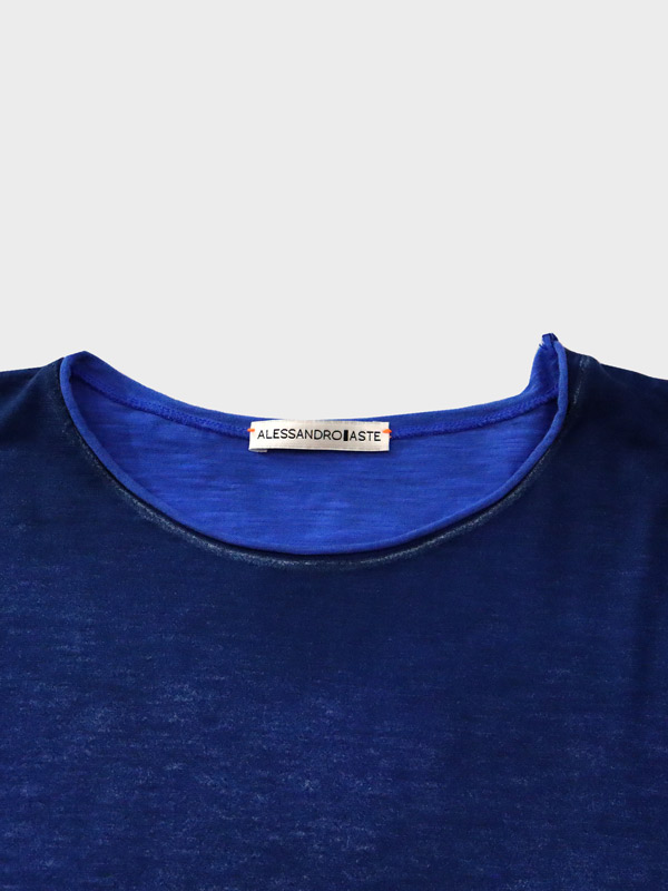 Pepper t-shirt blu dett scollo Pepper t-shirt blu dett scollo