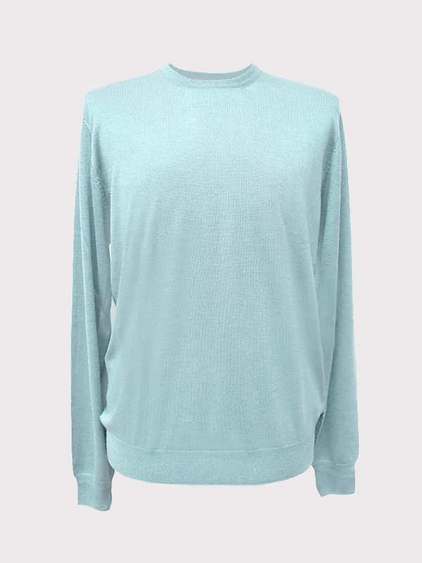 Girocollo seta cashmere sky Girocollo seta cashmere sky
