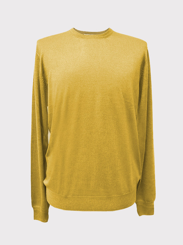 Girocollo seta cashmere topaz Girocollo seta cashmere topaz