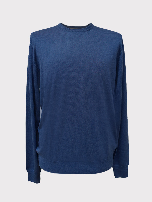 Girocollo seta cashmere midnight Girocollo seta cashmere midnight
