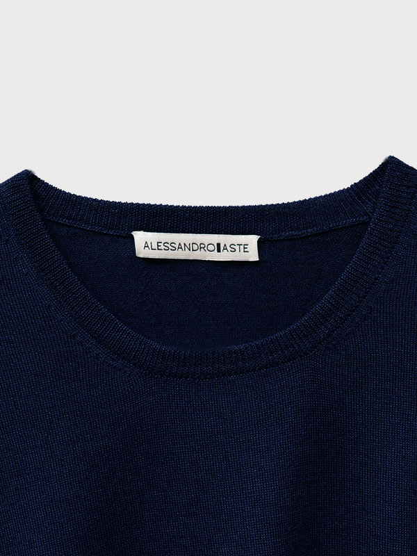 Girocollo seta cashmere navy1 Girocollo seta cashmere navy1