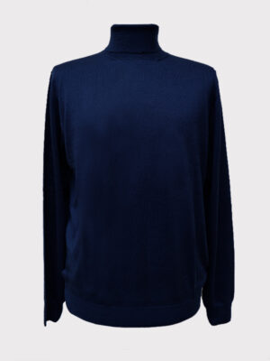 Dolcevita seta cashmere navy