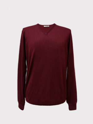 Scollo V seta cashmere shiraz