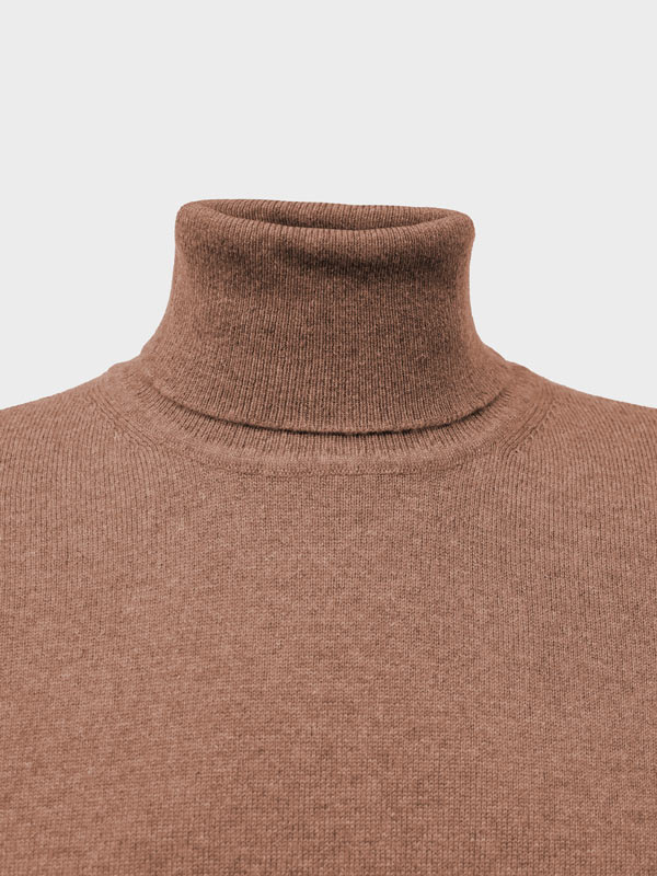 Dolcevita in cashmere terra1 Dolcevita in cashmere terra1