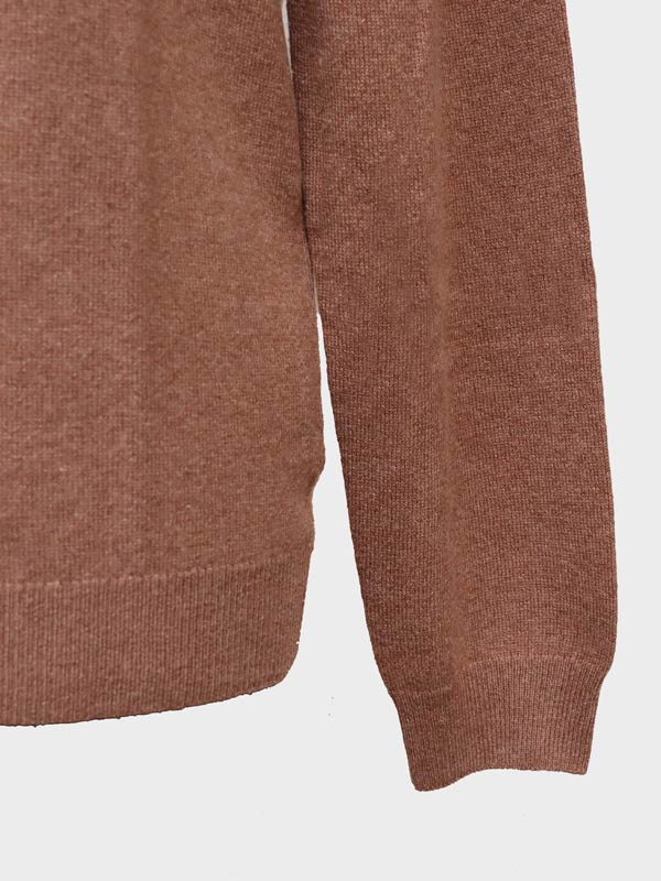 Girocollo cashmere 12gg terra1 Girocollo cashmere 12gg terra1